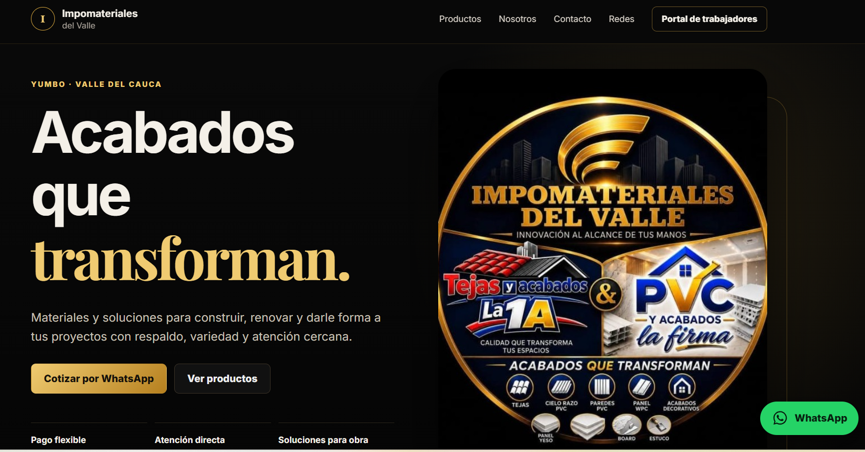Captura de Impomateriales del Valle
